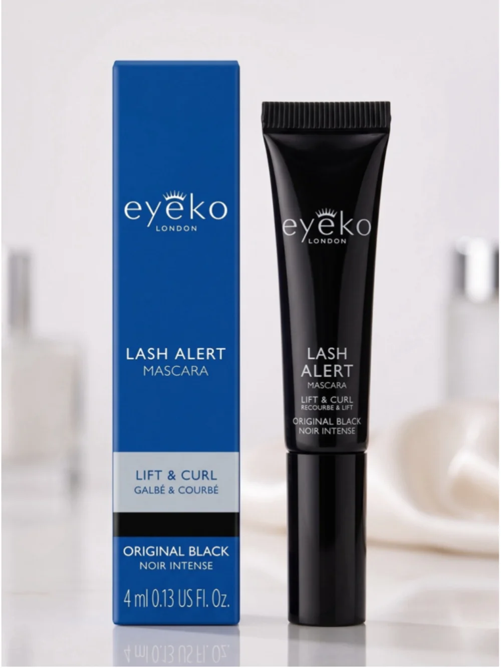 Eyeko Lash Alert Mascara Original Black Lift & Curl 4ml New in Box